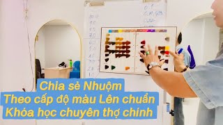 Instructions for sharing color numbers for more standard dyeing #trungmaster #hair #zalo0987897605