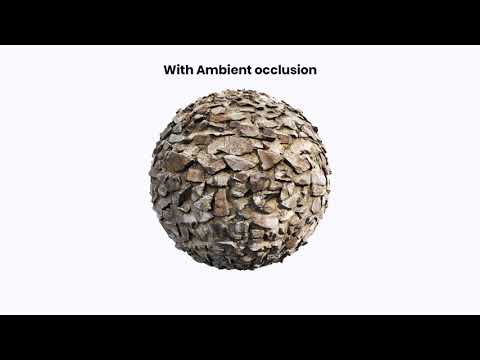 What is Ambient occlusion texture for?