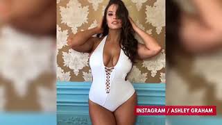 Watch Plus size model Ashley Graham wows fans with swimsuit video mp4