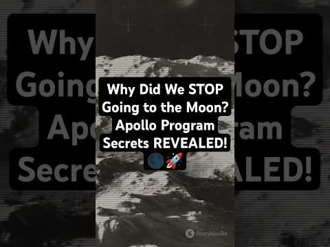Why Did We STOP Going to the Moon? Apollo Program Secrets REVEALED! 🌑🚀 #space #universe#nasa