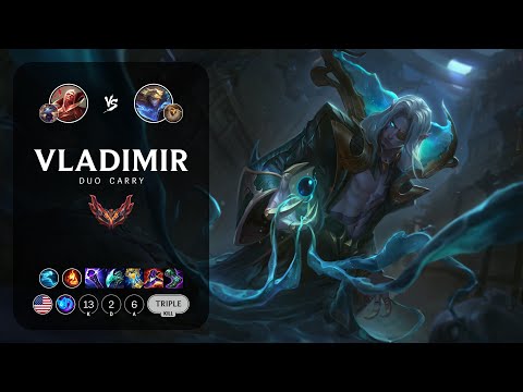 Vladimir Bot vs Ezreal - NA Grandmaster Patch 12.21
