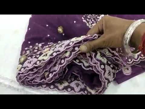 Zardosi Work Saree - Zardosi Handwork Saree Latest Price, Manufacturers