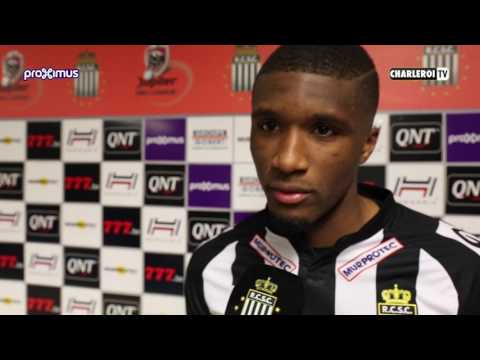 Nicolas Penneteau et Clinton Mata après R.Charleroi.S.C - STVV