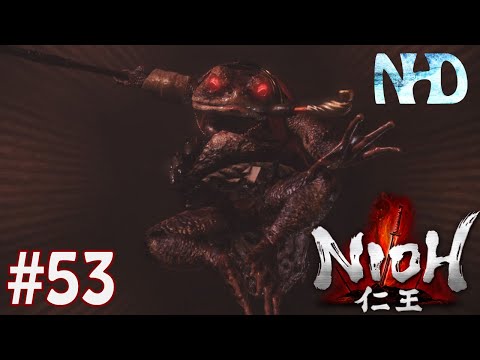 Let's Play Nioh (pt53, the struggle) Giant Toad (Boss)