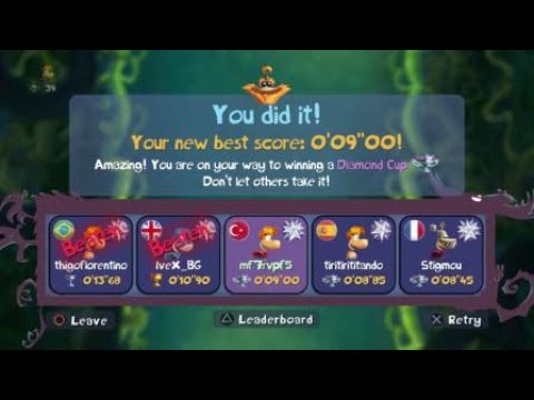 Rayman® Legends Daily challenge Diamond cup