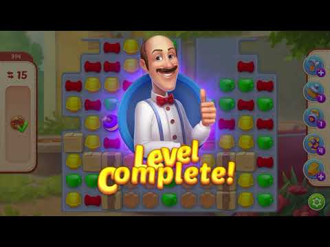 Homescapes level 312, 313 and 314