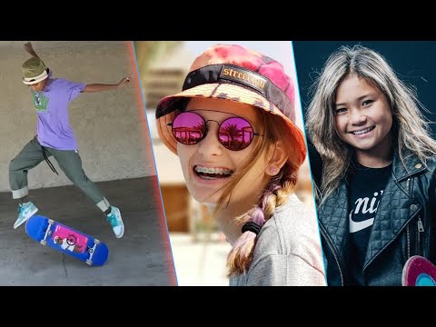 skybrown, isabellyskate09, brianaking - girl skateboarding clip