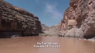 preview picture of video 'Rafting San Juan, Day 3, Mexican Hat Rock'