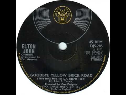UK New Entry 1973 (188) Elton John - Goodbye Yellow Brick Road