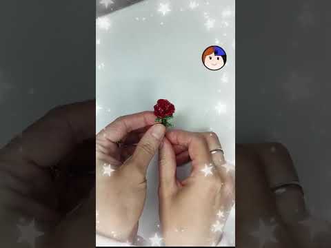 Cómo hacer una mini rosa con rocalla: tutorial paso a paso