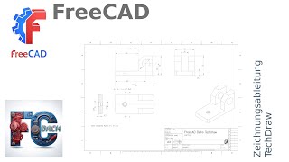FreeCAD 1.0 - FreeCAD TechDraw tutorial