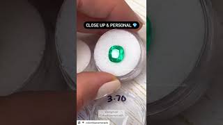 Search Loose certified natural cushion Colombian emeralds at the best cost prices online and store