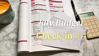 July week 4: budget check-in | $313 gas ⛽ and food 🥑