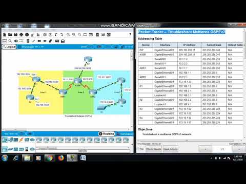 10.2.4.3 Packet Tracer - Troubleshoot Multiarea OSPFv2
