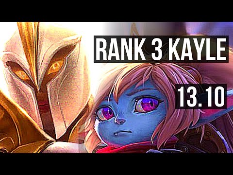 KAYLE vs POPPY (TOP) | Rank 3 Kayle, 6/1/8 | KR Challenger | 13.10