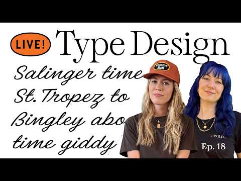 Live Type Design w/ Hoodzpah: Ep 18 - Script Fonts