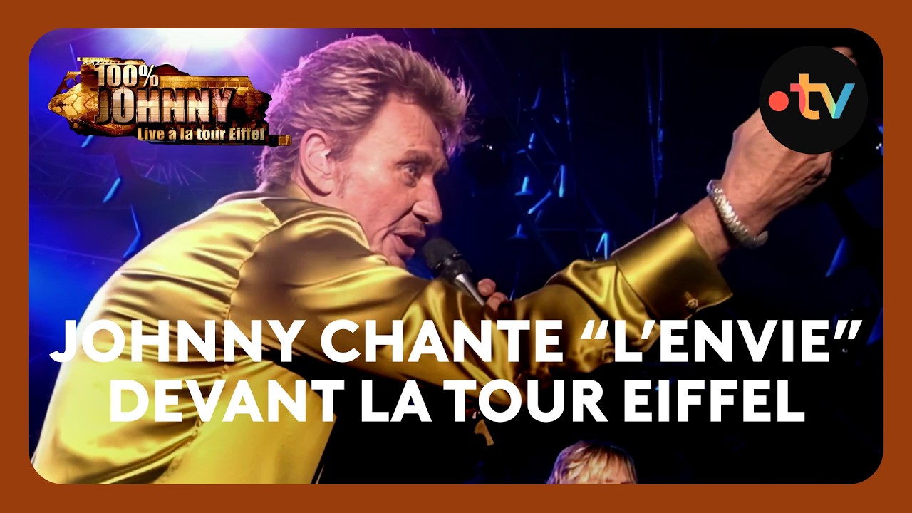 Miniature de la vidéo Johnny Hallyday chante "L'envie" devant un public en feu à la Tour Eiffel du film Johnny Hallyday - Live à la Tour Eiffel