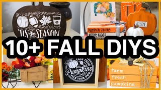 10+ Easy and Affordable Dollar Tree + More | DIY Decor Ideas for FALL!!!