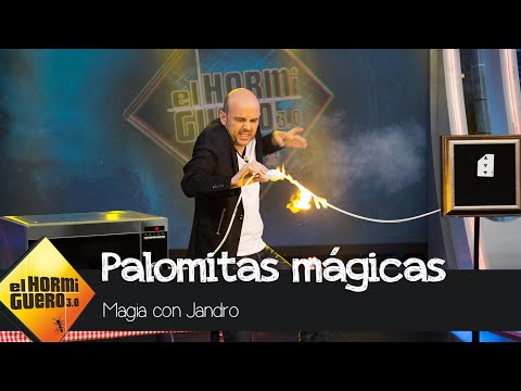 Jandro sorprende a Luis Tosar con una magia llena de palomitas - El Hormiguero 3.0