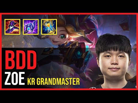 Bdd - ZOE vs. JAYCE Mid | KR Grandmaster