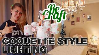 Coquette Style Lighting - DIY ReCraft #RoomMakeover