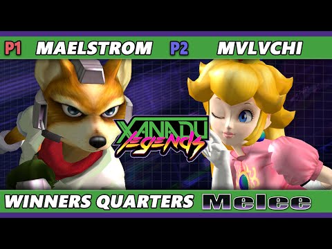 Xanadu Legends - Maelstrom (Fox) Vs. mvlvchi (Peach) Smash Melee - SSBM