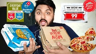 Domino's vs PizzaHut 🍕🔥|| Domino's Everyday value offer vs PizzaHut wow everyday value offer|| 🔥