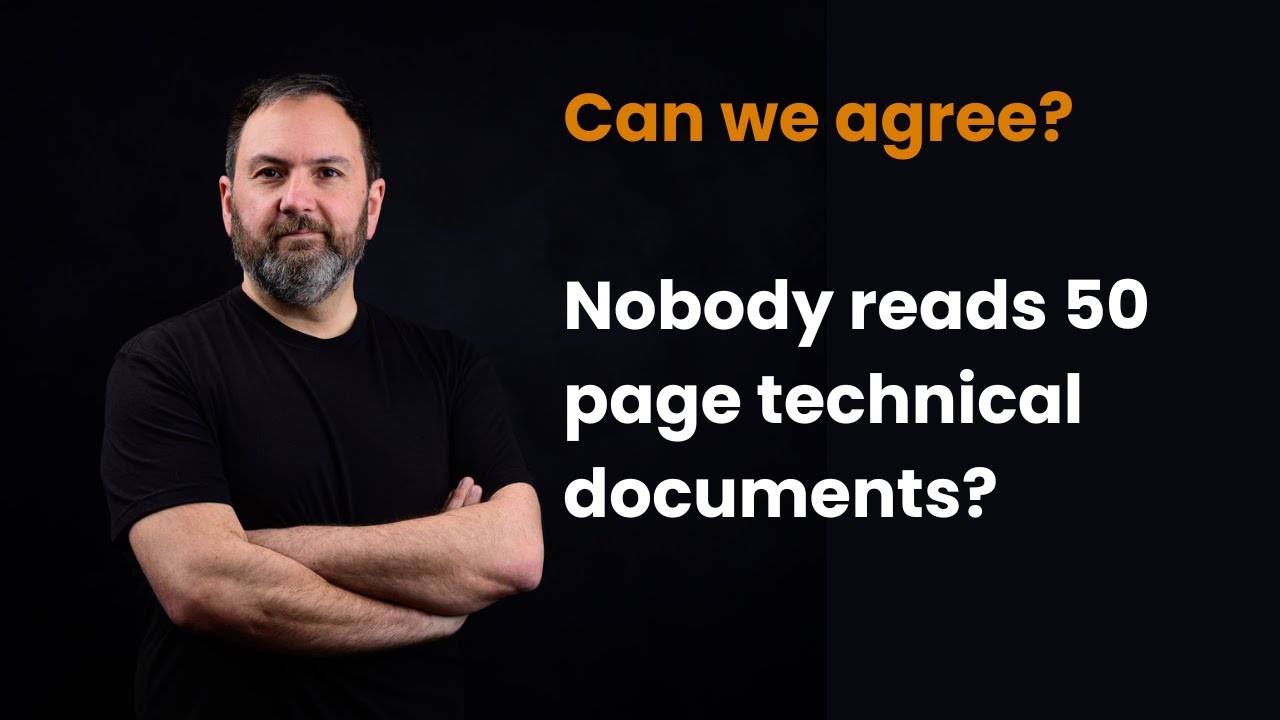 In 2024 are 50 page PDF documents the best we can do?