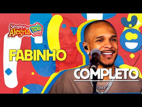 Fabinho - COMPLETO - Participação: Luquinhas (Semana da Alegria 2025) #AoVivo