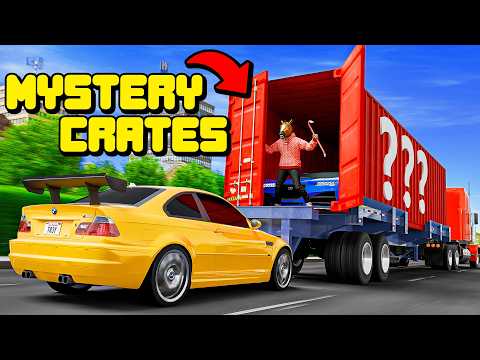 Stealing Mystery Crates From Moving Trucks in GTA 5 RP