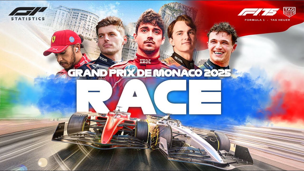 LIVE F1 Race | Monaco GP 2025 Timing | Realtime Data