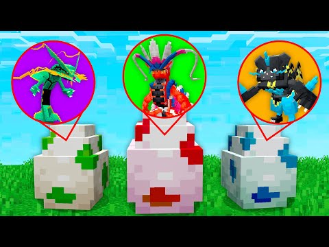 DON'T CHOOSE THE WRONG LEGENDARY POKÉMON EGG IN MINECRAFT COBBLEMON!