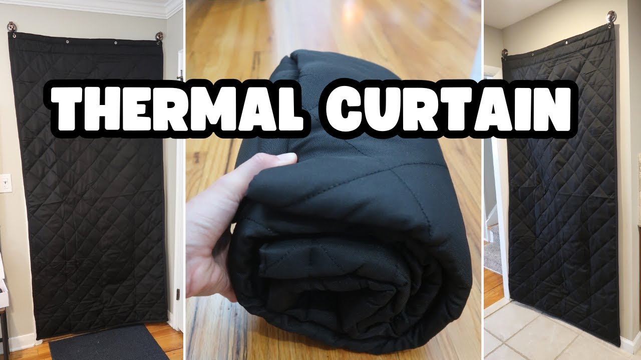 Ryb Home Thermal Insulated Sound Reducing Door Curtain | Full Installation Demo + Review