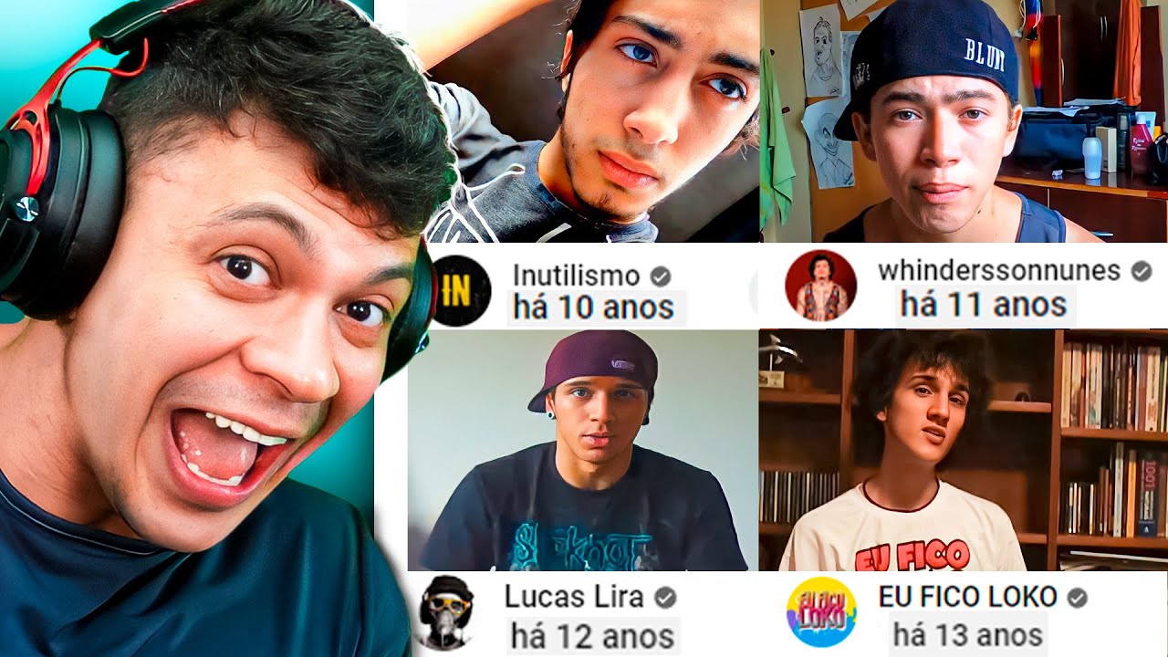ASSISTINDO O PRIMEIRO VÍDEO DOS YOUTUBERS 😱