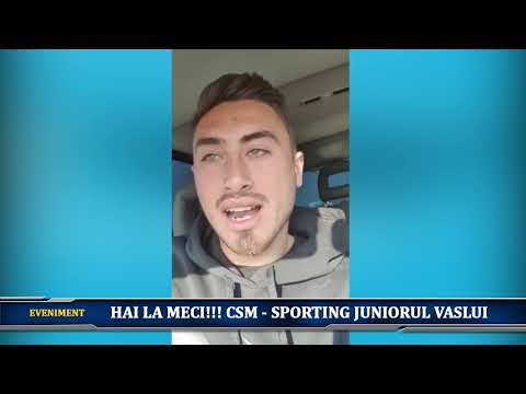 HAI LA MECI!!! CSM-SPORTING JUNIORUL VASLUI