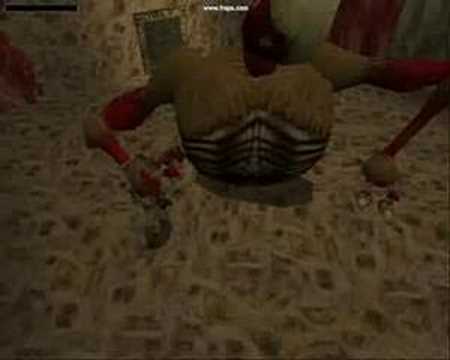 Tomb Raider 1 Giant Mutant Death