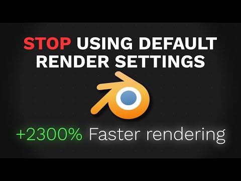 Blender Cycles render settings for beginners