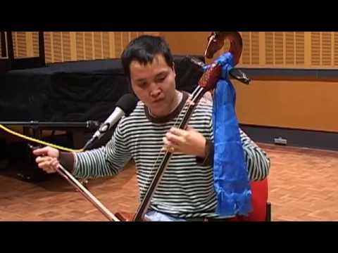 Mongolian throat singer Bukhchuluun improvises on Mountains & Animals
