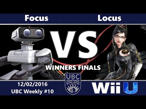 UBC Fall #10: Winners Finals - Focus (ROB) vs UBCEA|Locus (Bayonetta)