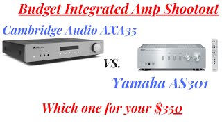 Video thumbnail for The $350 Integrated Amp Comparison | Yamaha AS301 vs Cambridge Audio AXA35 by Analogholic