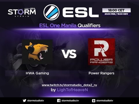 Power Rangers vs HWA, game 2 | ESL One Manila EU Qualifier