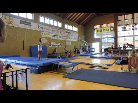 Nazionale CSEN specialità 2015 junior Alessai Cravin trampolino 2 salto