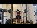 スクワット180kg 少しずつつ しゃがめる様になってきた!
