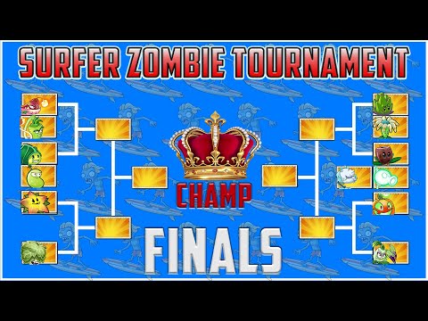 The Surfer Zombie Tournament Round THE CHAMPIONSHIP FINALS - Plants vs Zombies 2 Epic Tournament