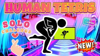HUMAN TETRIS Solo Challenge | Can You Survive | High-Quality Immersive Interactive Warm-Up #20