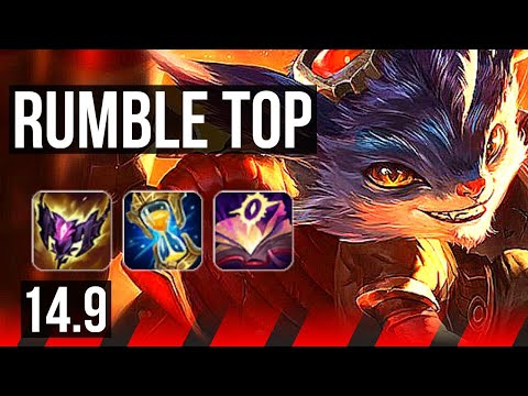 RUMBLE vs KLED (TOP) | Rank 6 Rumble, Legendary, 14/3/11 | BR Challenger | 14.9