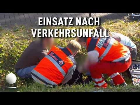 Rettungseinsatz nach Verkehrsunfall: Können sie den Mann retten?