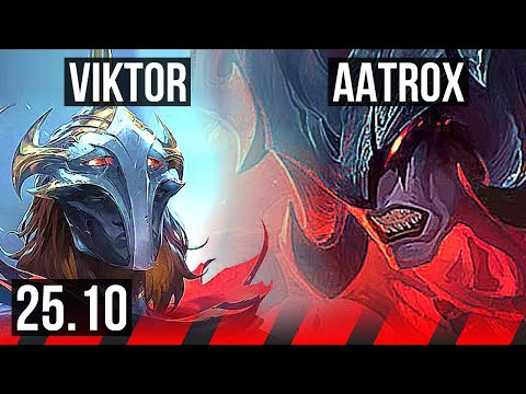 VIKTOR vs AATROX (TOP) | 8/2/12, Dominating | EUNE Master | 25.10