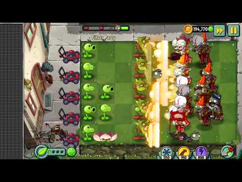 Plants vs Zombies 2 gameplay - Piñata Party - 12th October 2021