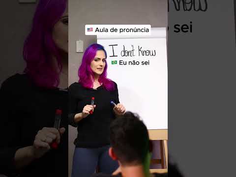 Aprendendo a Pronunciar "I Don't Know" em Inglês 🤯 | Teacher Elza